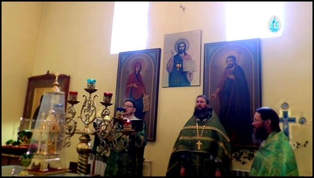 Видеоклип Праздник Святой Троицы в Свято-Троицкой обители.