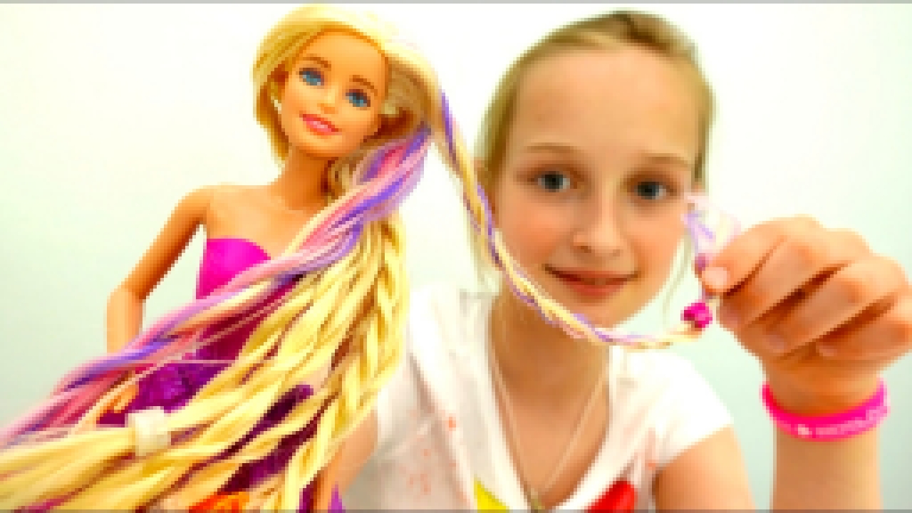 Видеоклип Видео для девочек: #Барби меняет имидж! Новая прическа - ДРЕДЫ! Игры Барби #одевалки