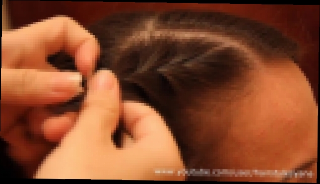 Видеоклип Элегантная вечерняя причёска на длинные волосы