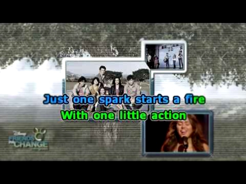 Видеоклип DISNEY CHANNEL STARS  SEND IT ON [karaoke version]