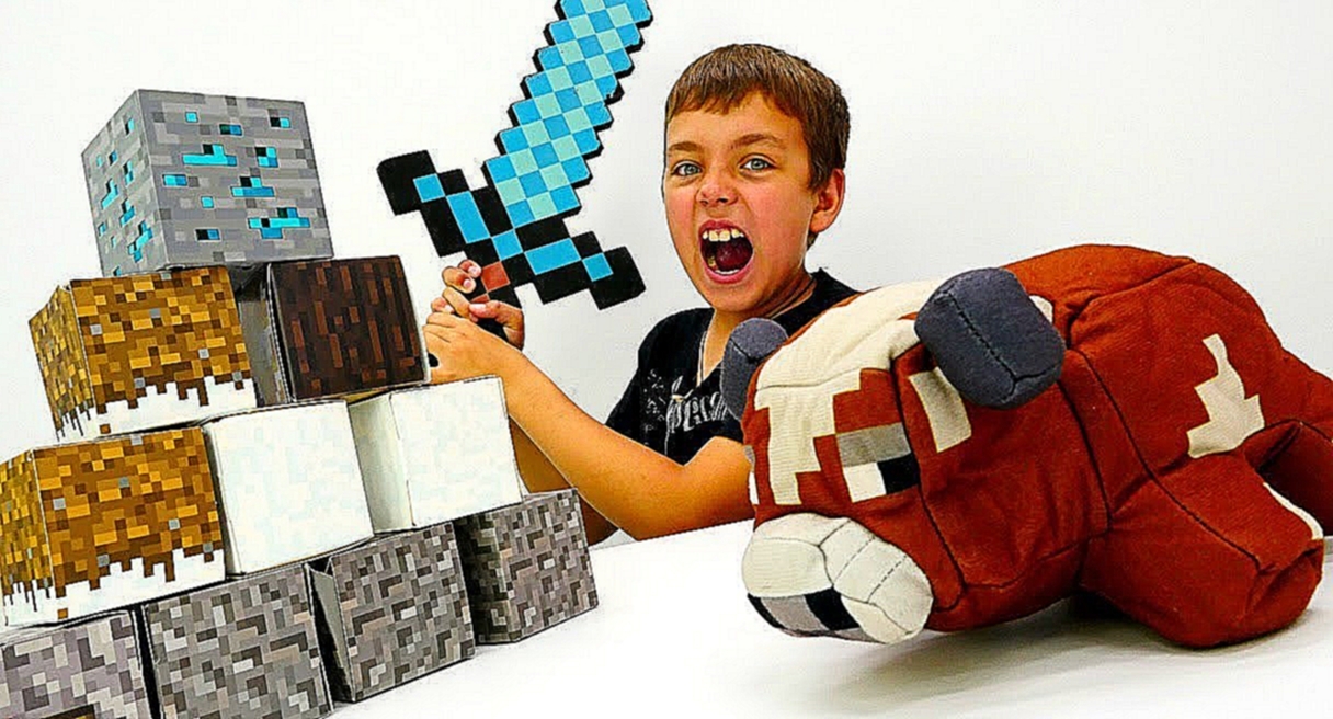 Видеоклип Видео игры #Minecraft ! Спасаем СТИВА #Майнкрафт от ЗОМБИ и Супер Коровы Игрушки МайнКрафт Лего