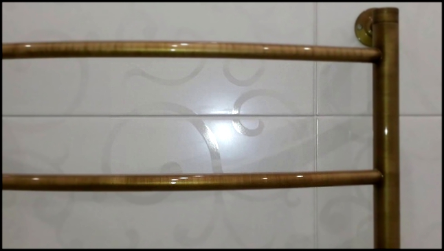 Видеоклип Установка сушилки для полотенец в ванной комнате #ремонтквартир - “Рем Проект - ТВ“