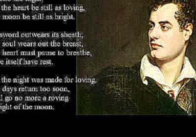 Видеоклип We'll go No More A Riving by Lord Byron - with text