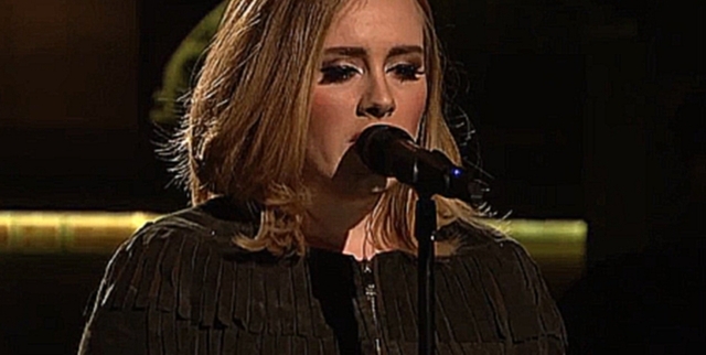 Видеоклип Adele - When We Were Young (Live on SNL)  21 11 2015