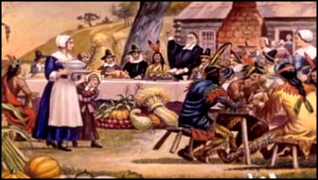 Видеоклип Америанцы празднуют День благодарения