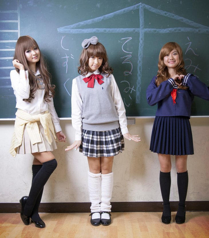 японский школьницы