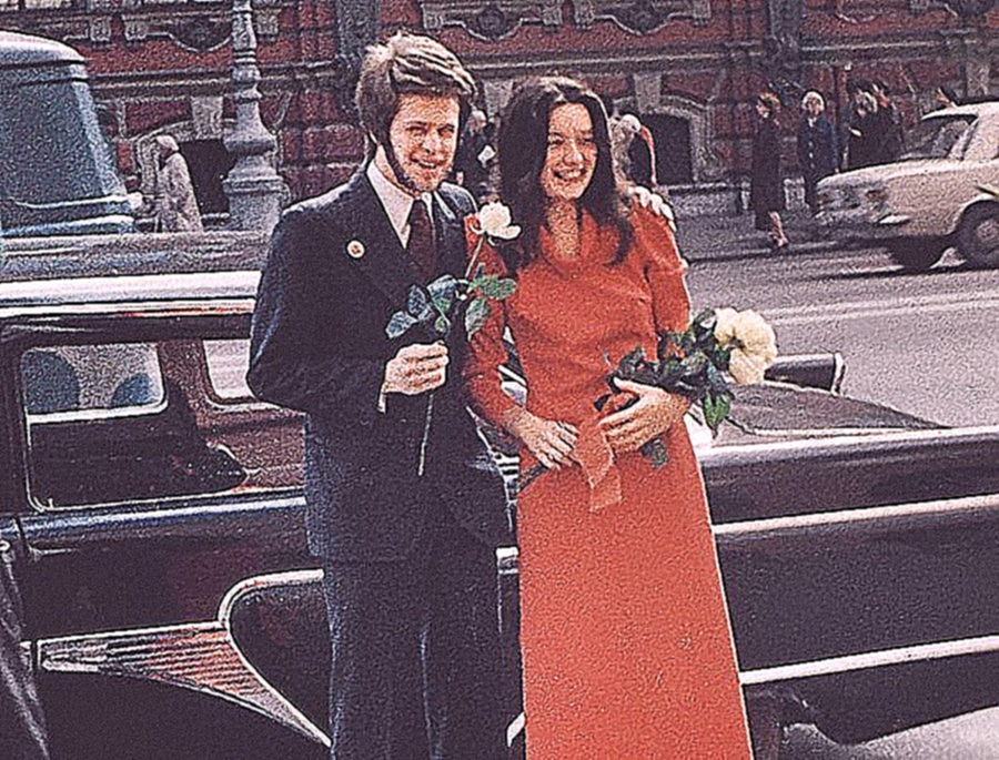 Свадебные фото советских рок-музыкантов (6 фото)