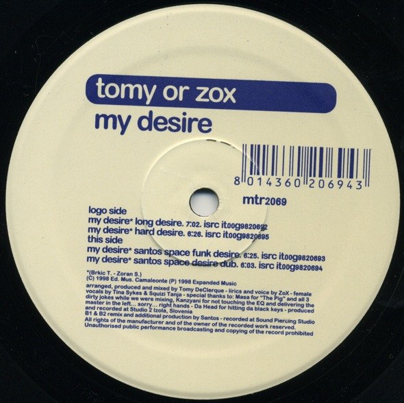 My Desire | Tomy Or Zox